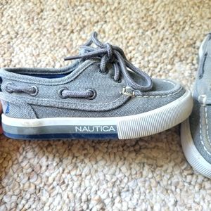 Nautical toddler dress shoe